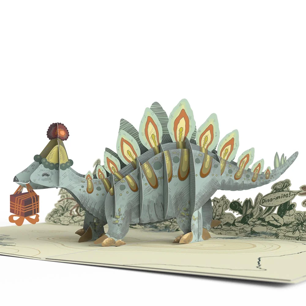 Lovepop Happy Birthday You F*cking Fossil Pop-Up Card and Sentiment Set for Any Man Candle - Image 3