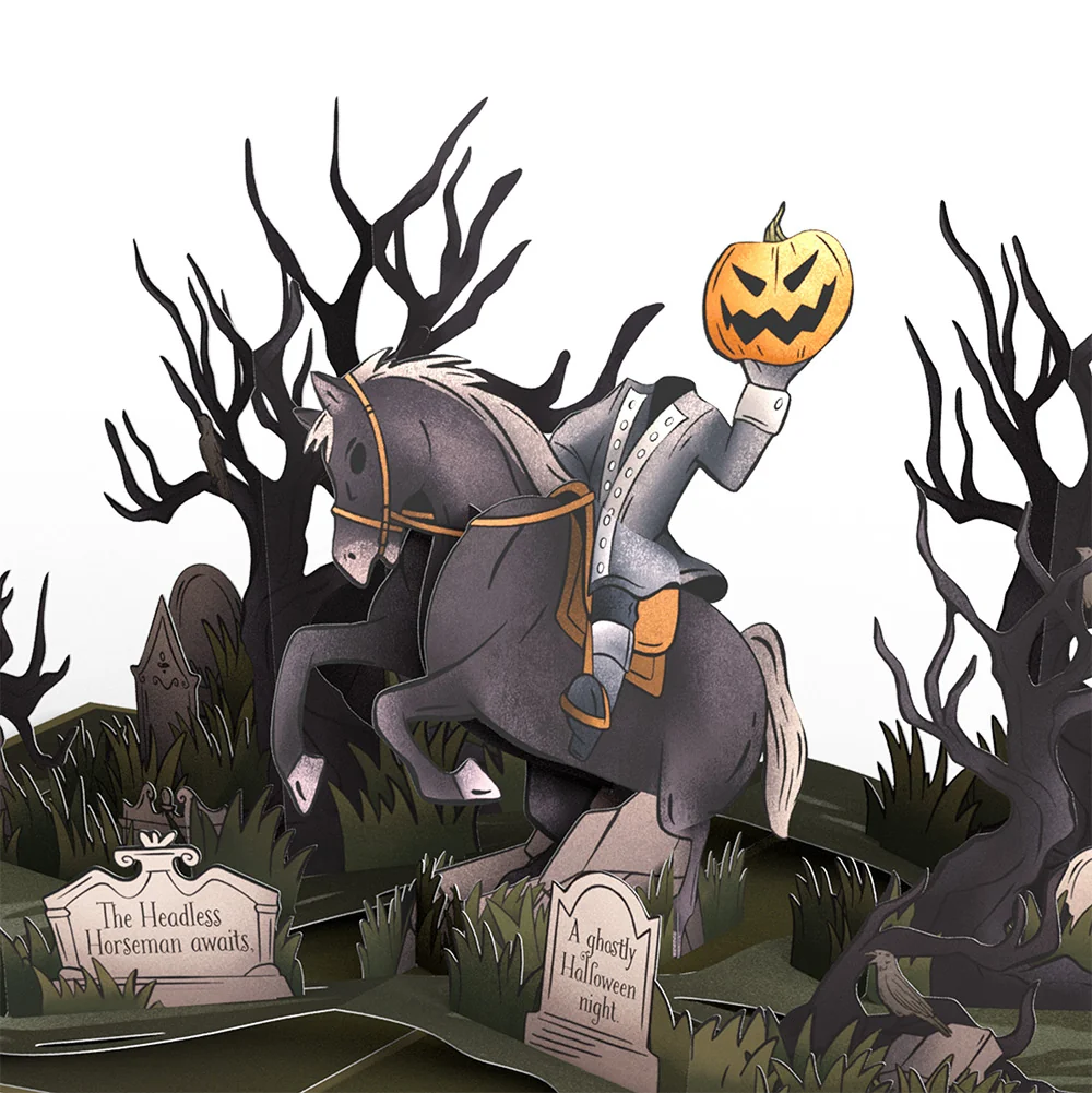 Lovepop Headless Horseman Halloween Pop-Up Card and Sentiment Set for Niece - Image 3