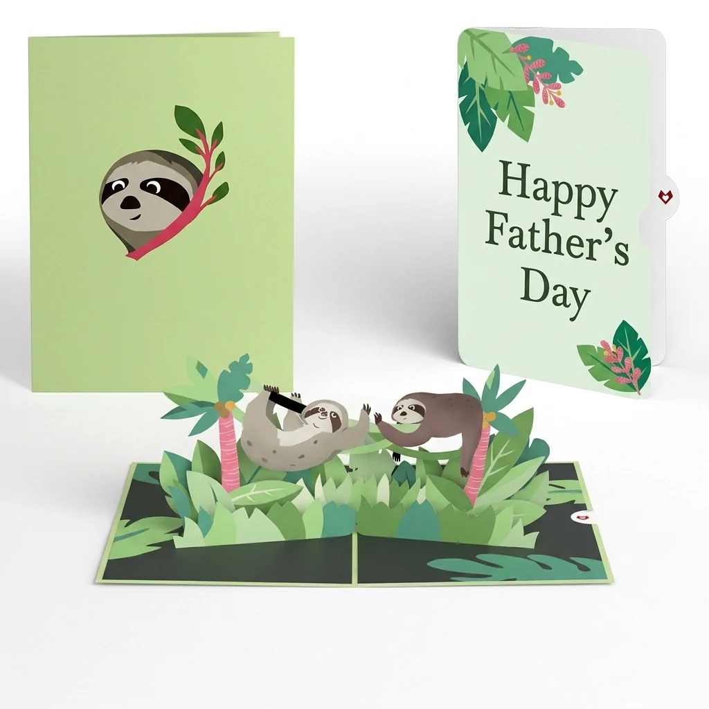 Lovepop Tree Top Sloths Father's Day Pop-Up Card and Sentiment Set
