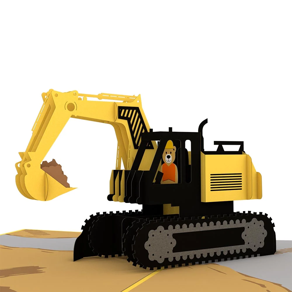 Lovepop Excavator Father's Day Pop-Up Card and Spartan Grilling Sentiment Set - Image 3