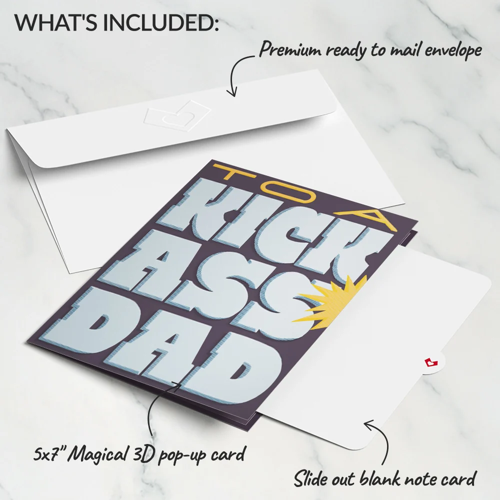 Lovepop Kick Ass Father’s Day Pop-Up Card - Image 6