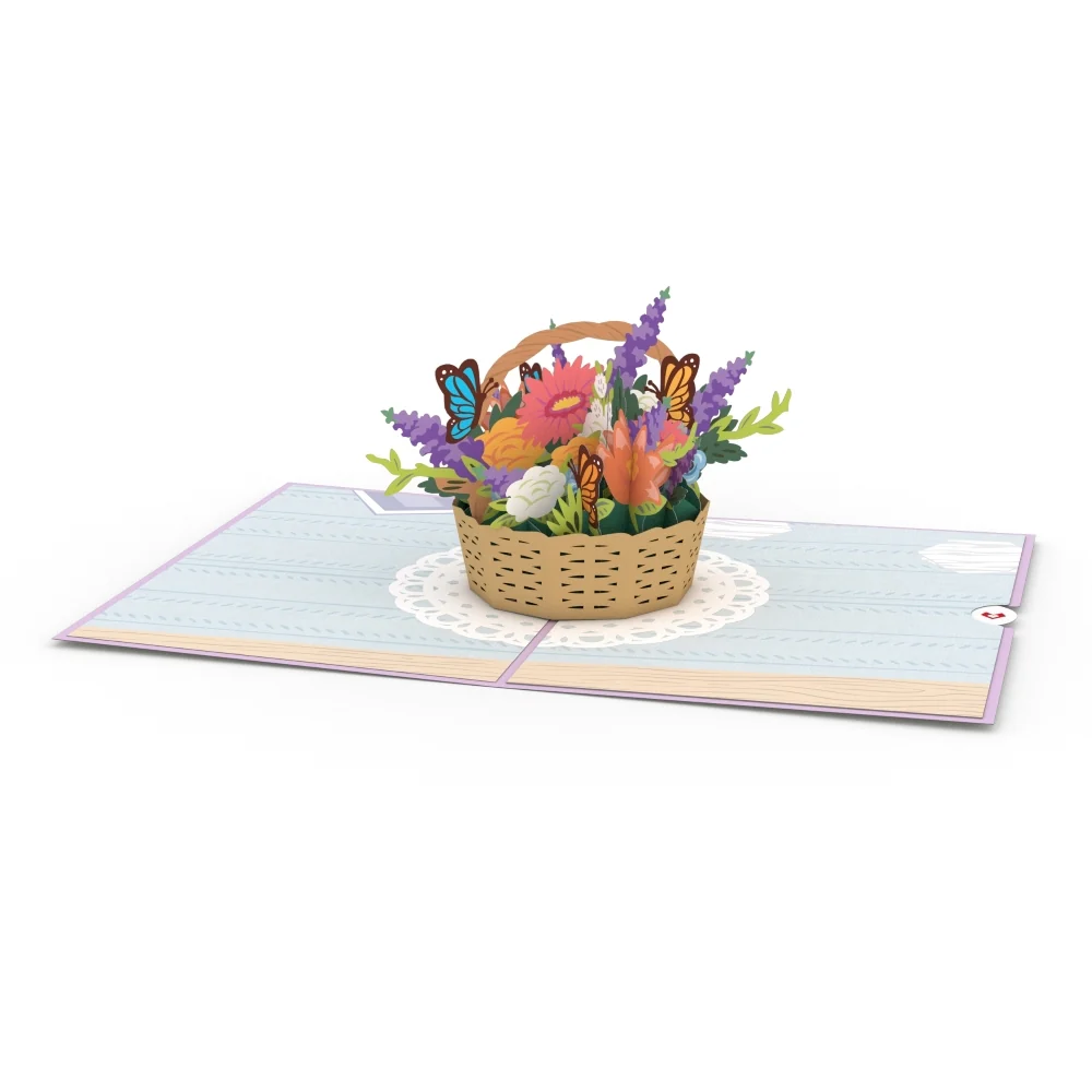 Lovepop Mother's Day Flowers Pop-Up Card Basket - Image 3