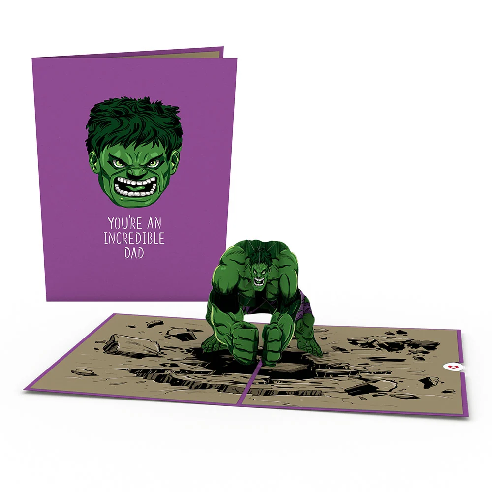 Lovepop Marvel's Hulk: Incredible Dad Pop-Up Card - Image 5