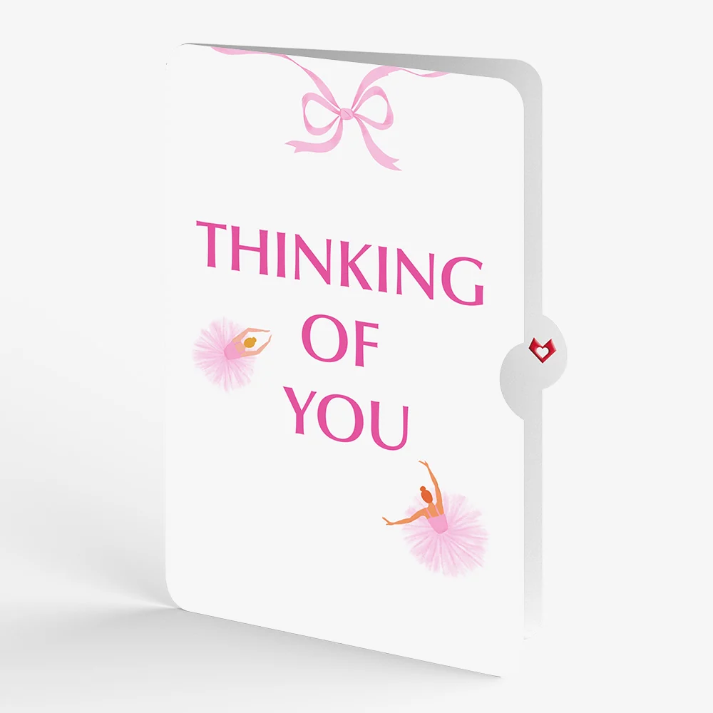 Lovepop Ballet Slippers Thinking of You Pop-Up Card and Sentiment Set - Image 4
