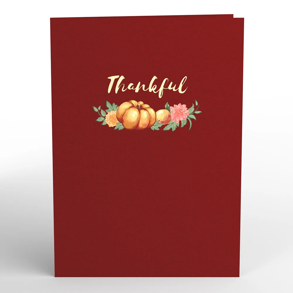 Lovepop Thanksgiving Cornucopia Pop-Up Card Basket - Image 6