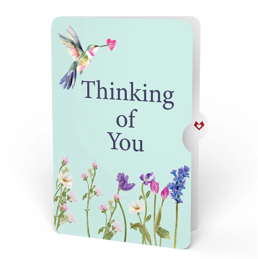 Lovepop Love in Bloom Hummingbird Thinking of You Pop-Up Card and Sentiment Set - Image 4