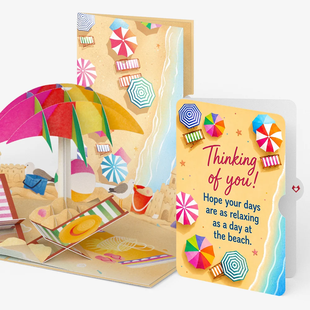 Lovepop Perfect Beach Day Thinking of You Pop-Up Card and Sentiment Set Chair