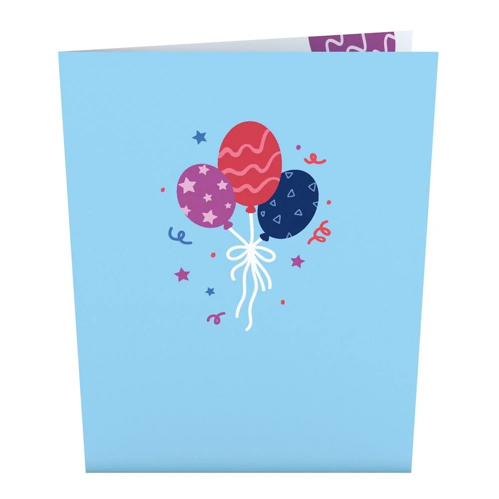 Lovepop Happy Birthday Balloon Box: Paperpop Card - Image 4