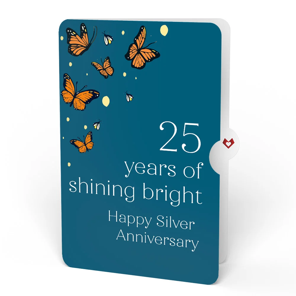 Lovepop Thinking of You Butterfly Jar 25th Anniversary Light-Up Pop-Up Card and Sentiment Set - Image 4