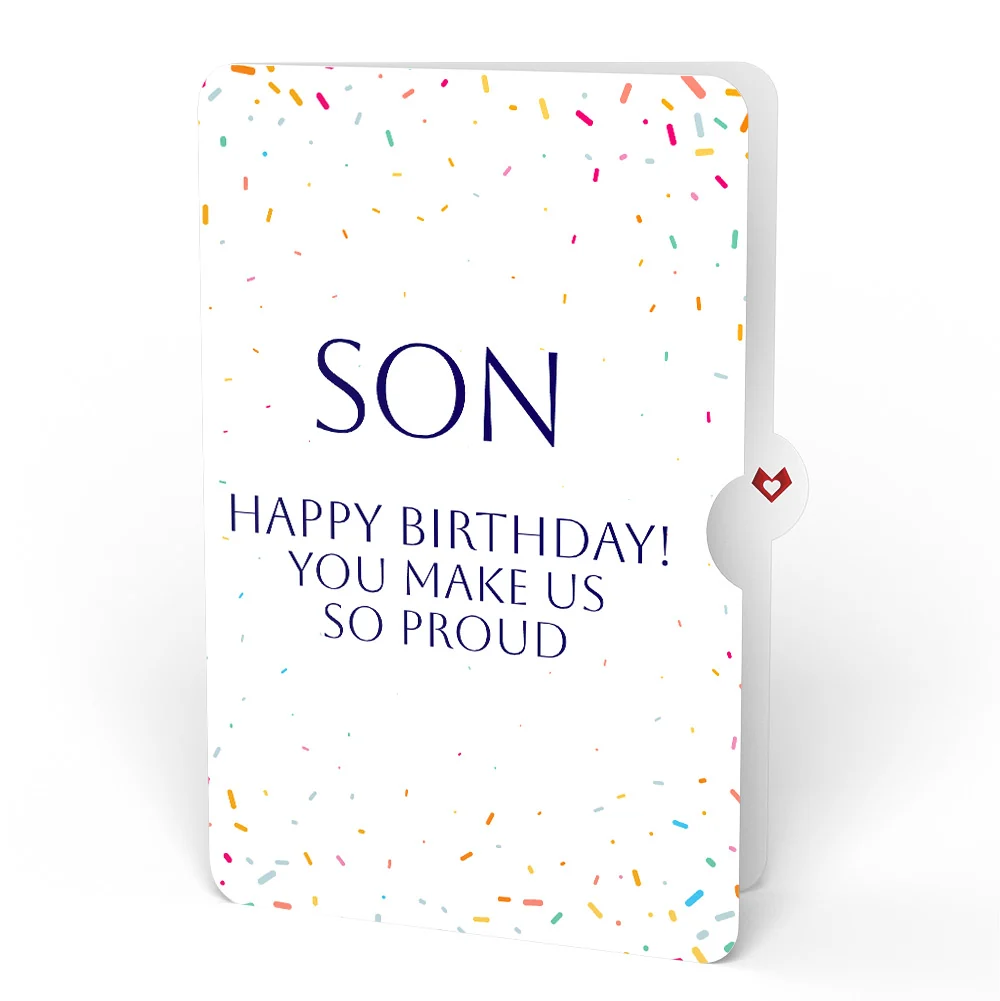Lovepop Wishing You a Happy Birthday Music and Lights Pop-Up Card and Sentiment Set for Son - Image 4