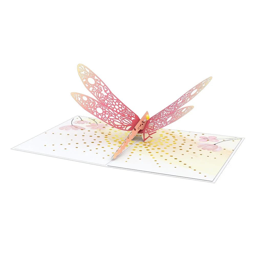 Lovepop Mother’s Day Dragonfly Pop-Up Card - Image 3