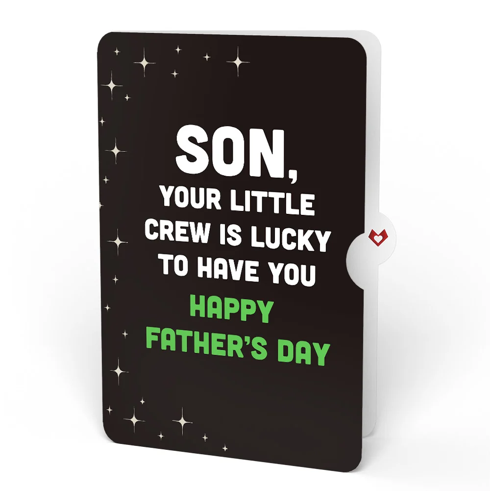 Lovepop You've Abducted My Heart Father’s Day Light-Up Pop-Up Card and Sentiment Set for Son - Image 4