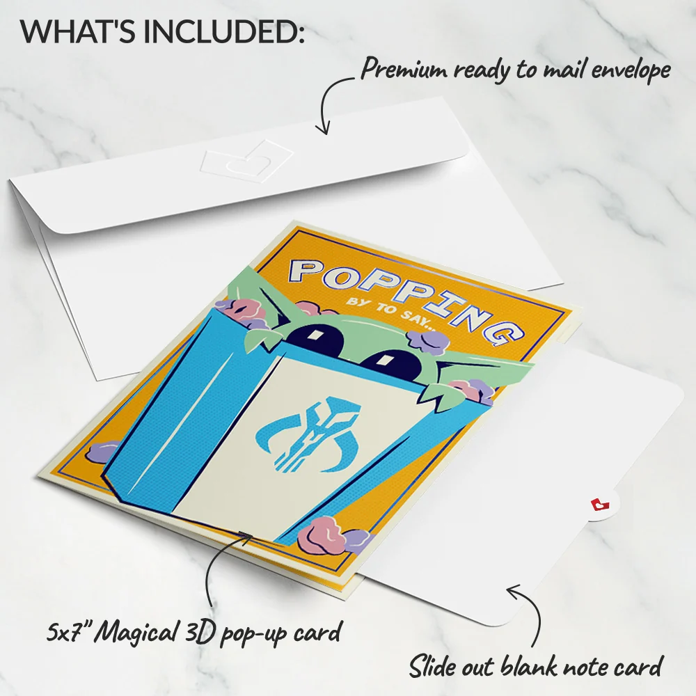 Lovepop Star Wars The Mandalorian and Grogu The Force Is Strong with You Pop-Up Card - Image 6