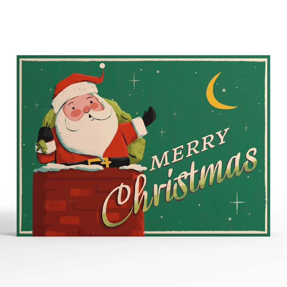 Lovepop Santa Down the Chimney Christmas Pop-Up Card — SKU SB-41A7AF-94D546C7F24547 - Image 4