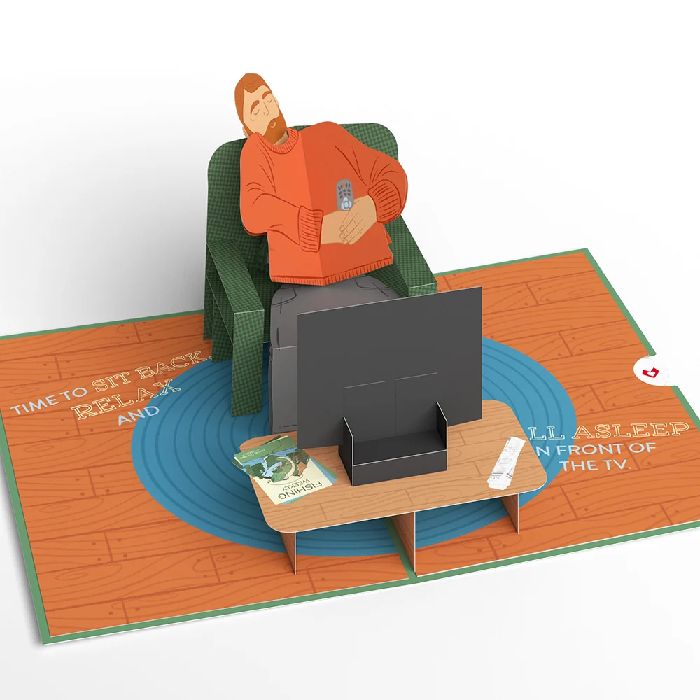 Lovepop Sit Back & Relax Father’s Day Pop-Up Card - Image 2