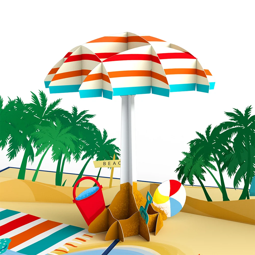 Lovepop Sandy Shores Pop-Up Card - Image 2