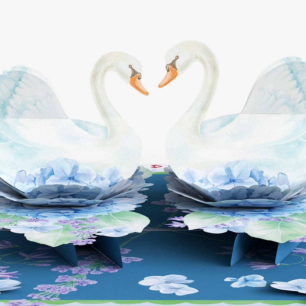 Lovepop Always and Forever Swans Weddings Pop-Up Card and Sentiment Set - Image 3