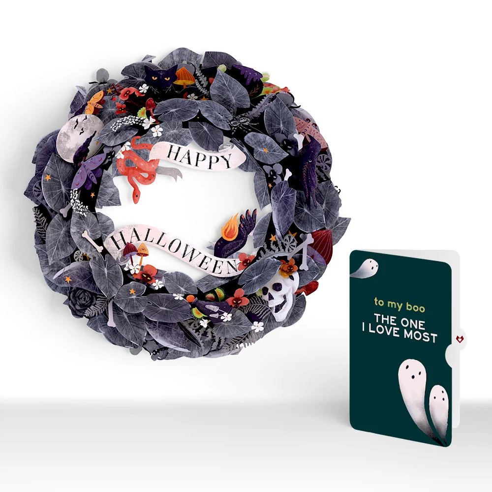 Lovepop Enchantingly Eerie Halloween Wreath and Sentiment Set