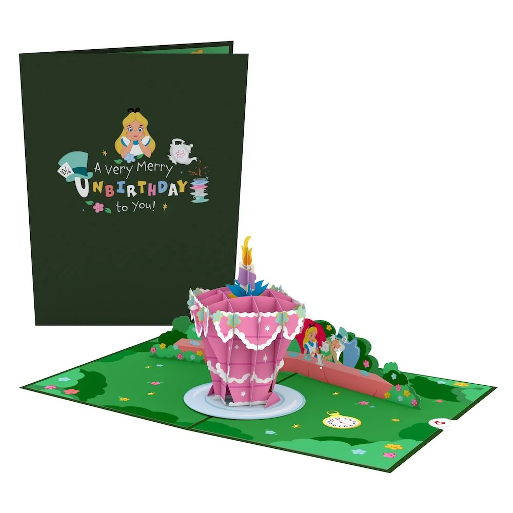 Lovepop Disney's Alice in Wonderland Merry Unbirthday Pop-Up Card Candle - Image 5
