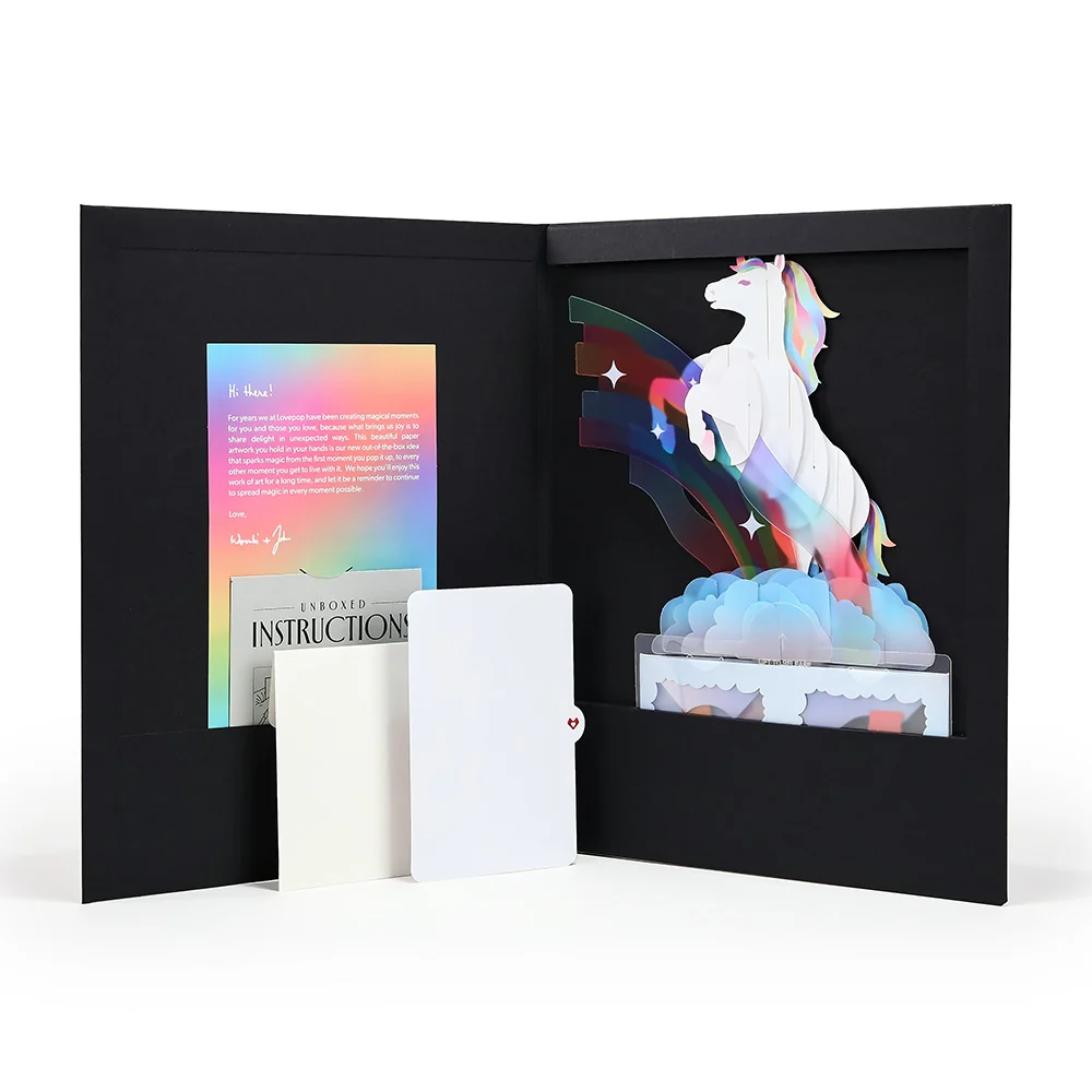 Lovepop Unicorn Unboxed Pop-Up Paper Sculpture - Image 13