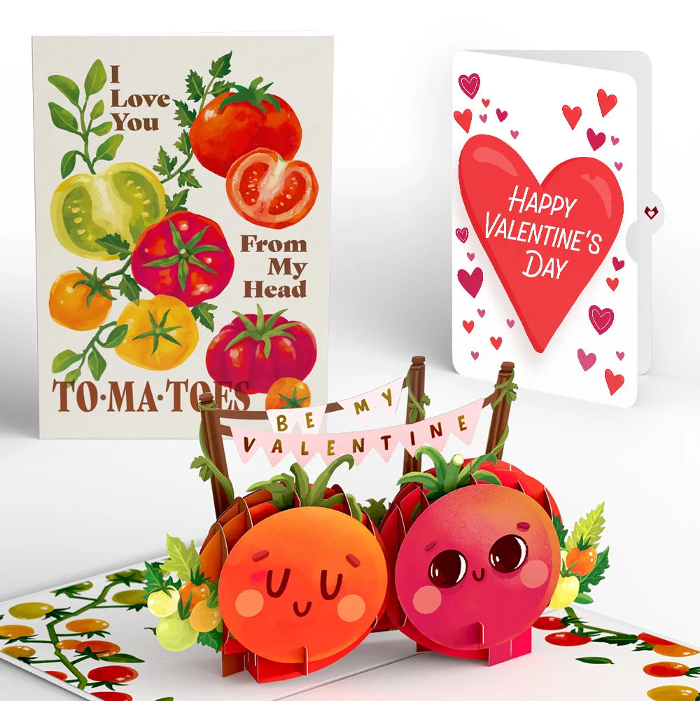 Lovepop I Love You From Head To-Ma-Toes Valentine Pop-Up Card and Big Sweet Heart Sentiment Set