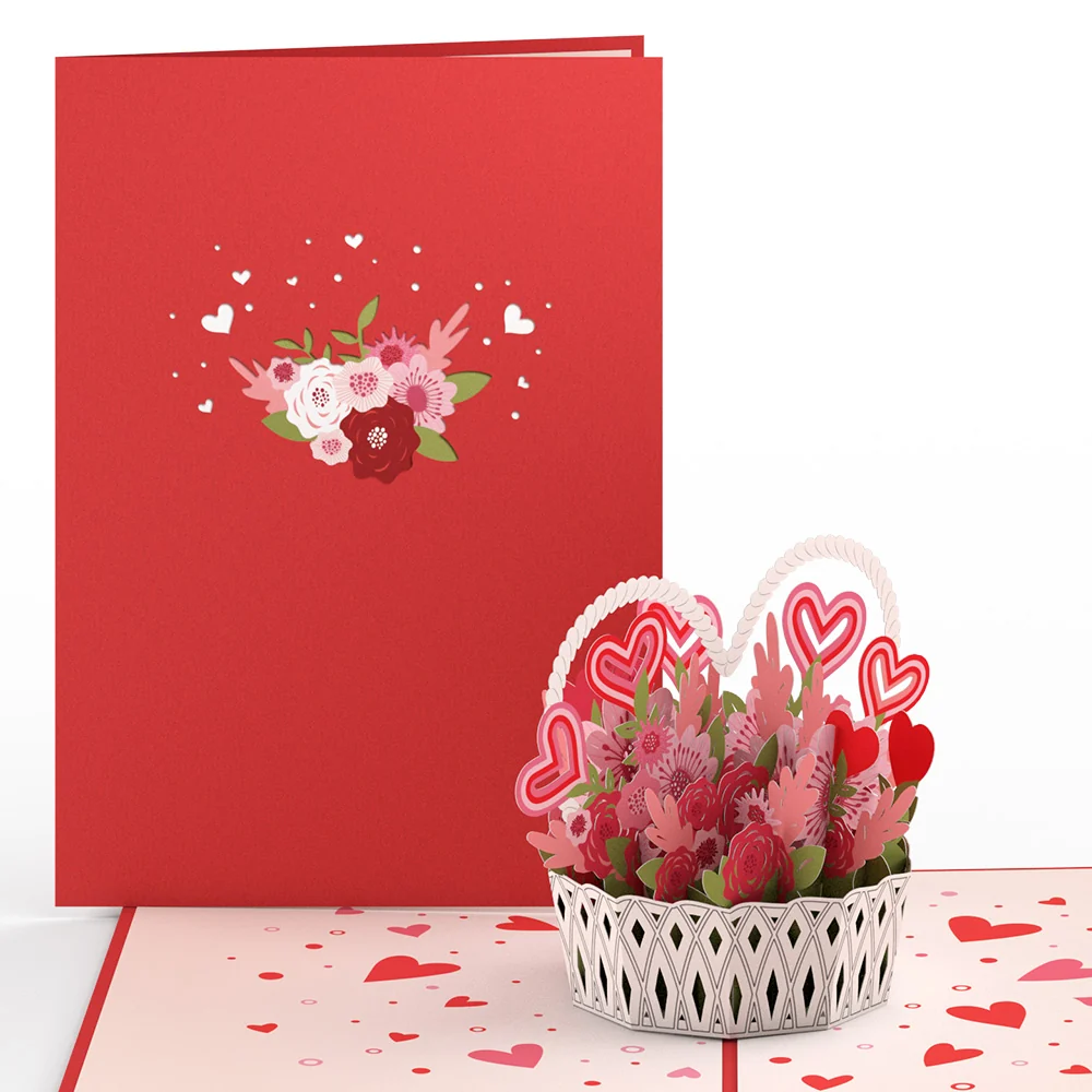 Lovepop Love Basket Pop-Up Card