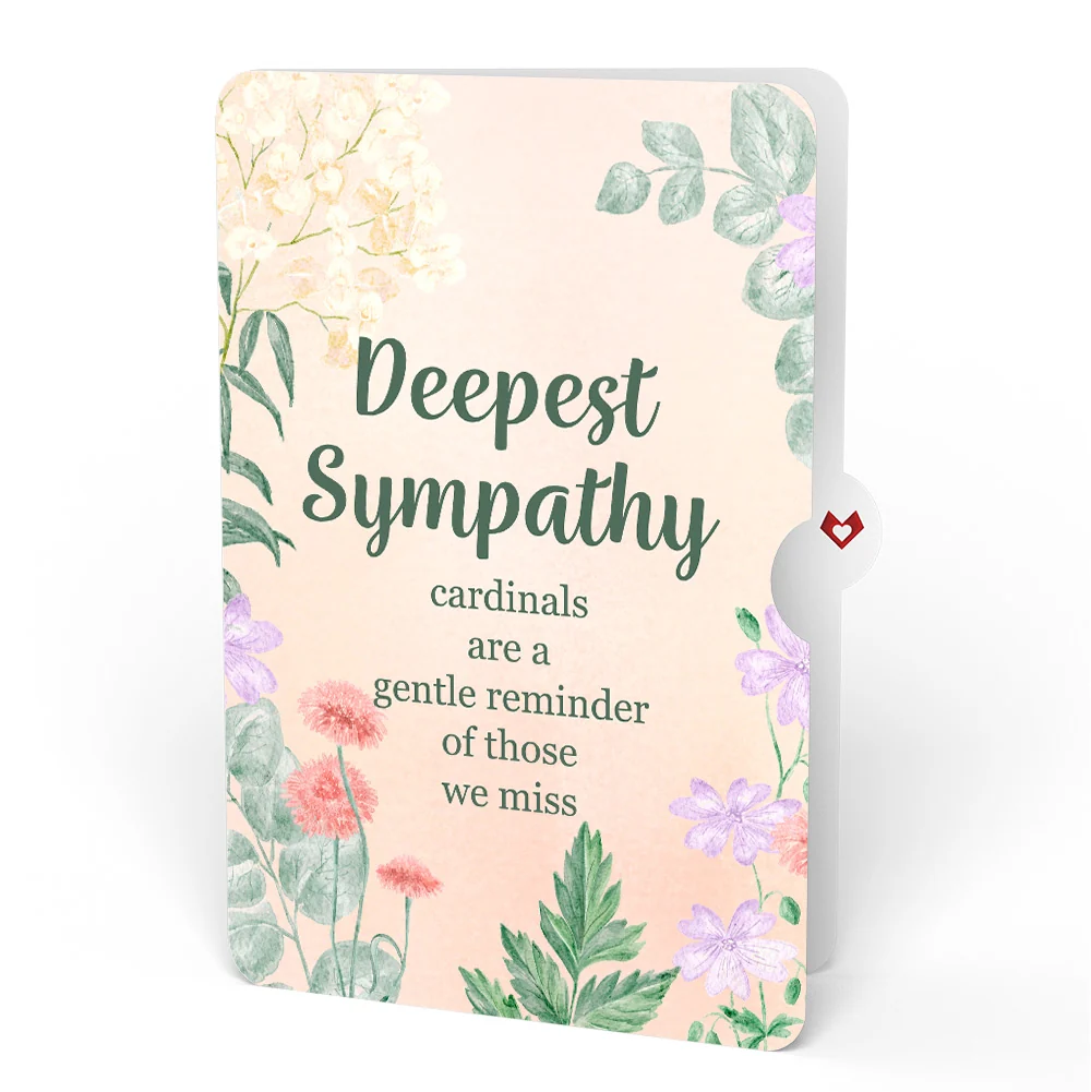 Lovepop Cardinals in the Garden Sympathy Pop-Up Card and Sentiment Set - Image 4