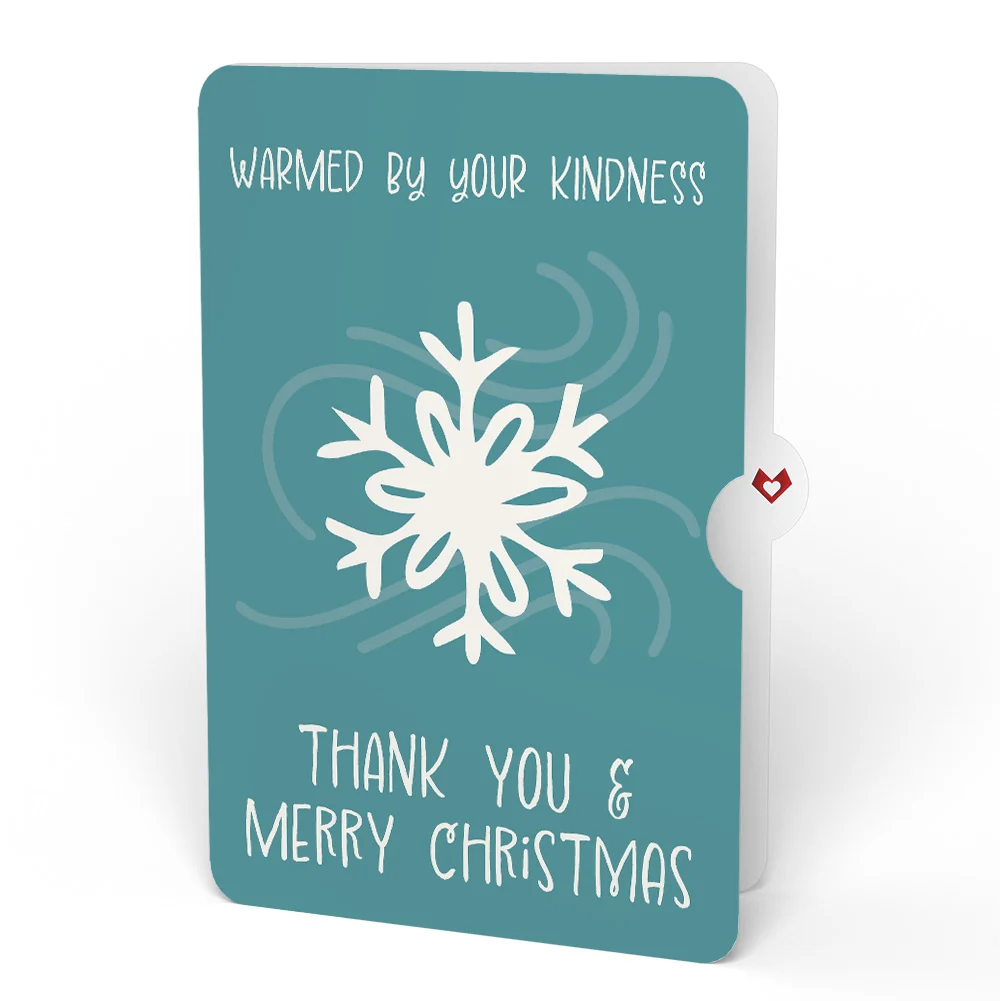 Lovepop Winter Chickadee HeartFelt Charm Card and Snowflake Kindness Christmas Sentiment Set - Image 4