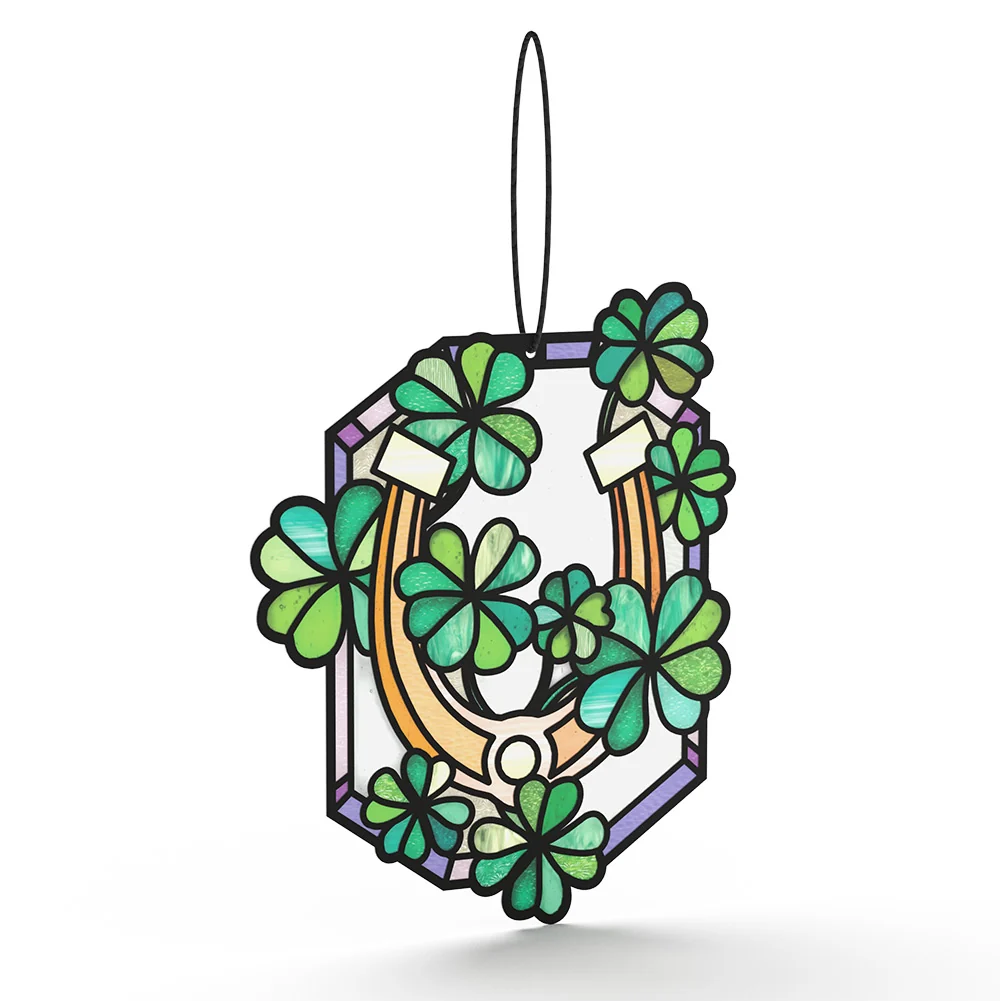 Lovepop Lucky Shamrock St. Patrick’s Day Suncatcher Card and Sentiment Set Glass - Image 3