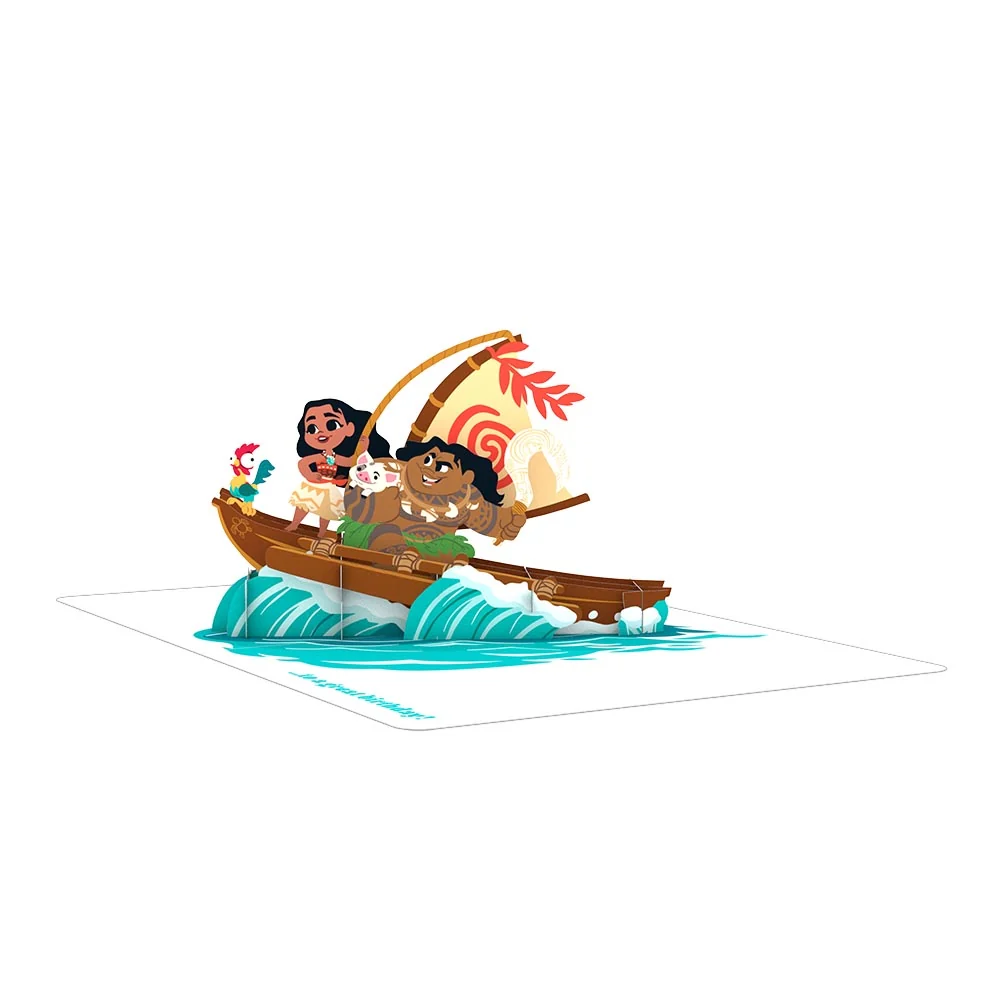 Lovepop Playpop Card: Disney Moana's Birthday Adventure - Image 5
