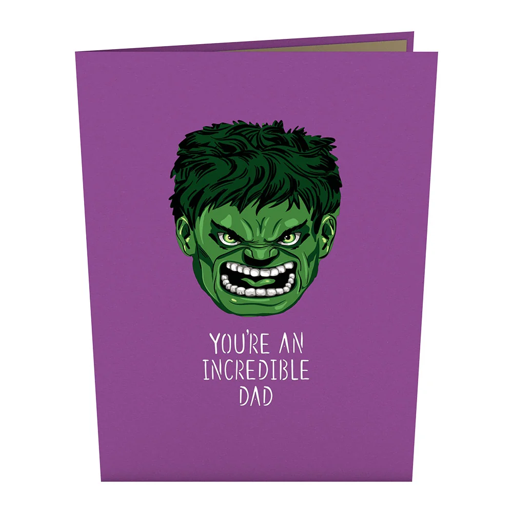 Lovepop Marvel's Hulk: Incredible Dad Pop-Up Card - Image 4