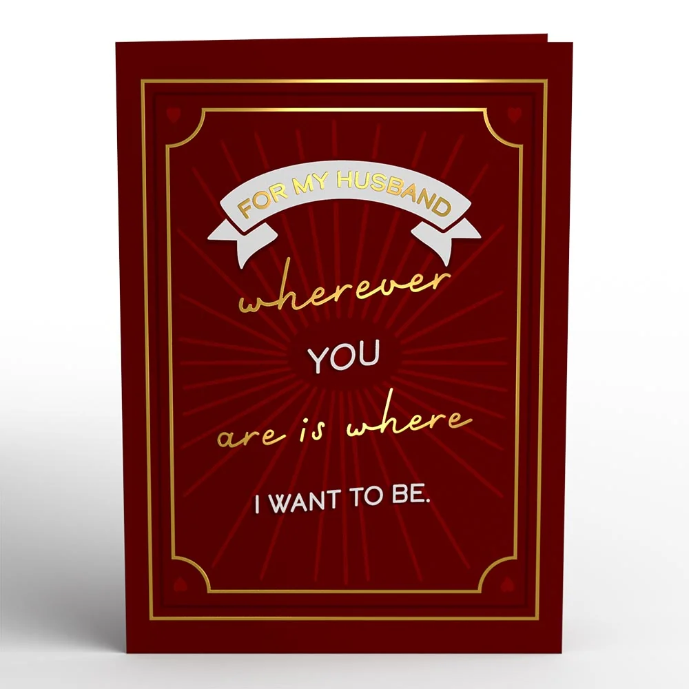 Lovepop My Husband, My Greatest Adventure Pop-Up Card - Image 4
