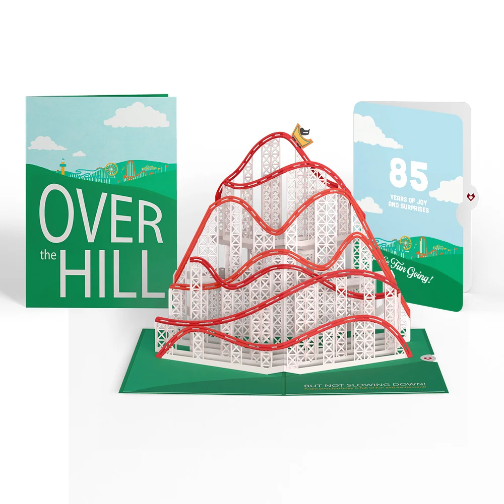 Lovepop Over the Hill 85th Birthday Pop-Up Card and Sentiment Set