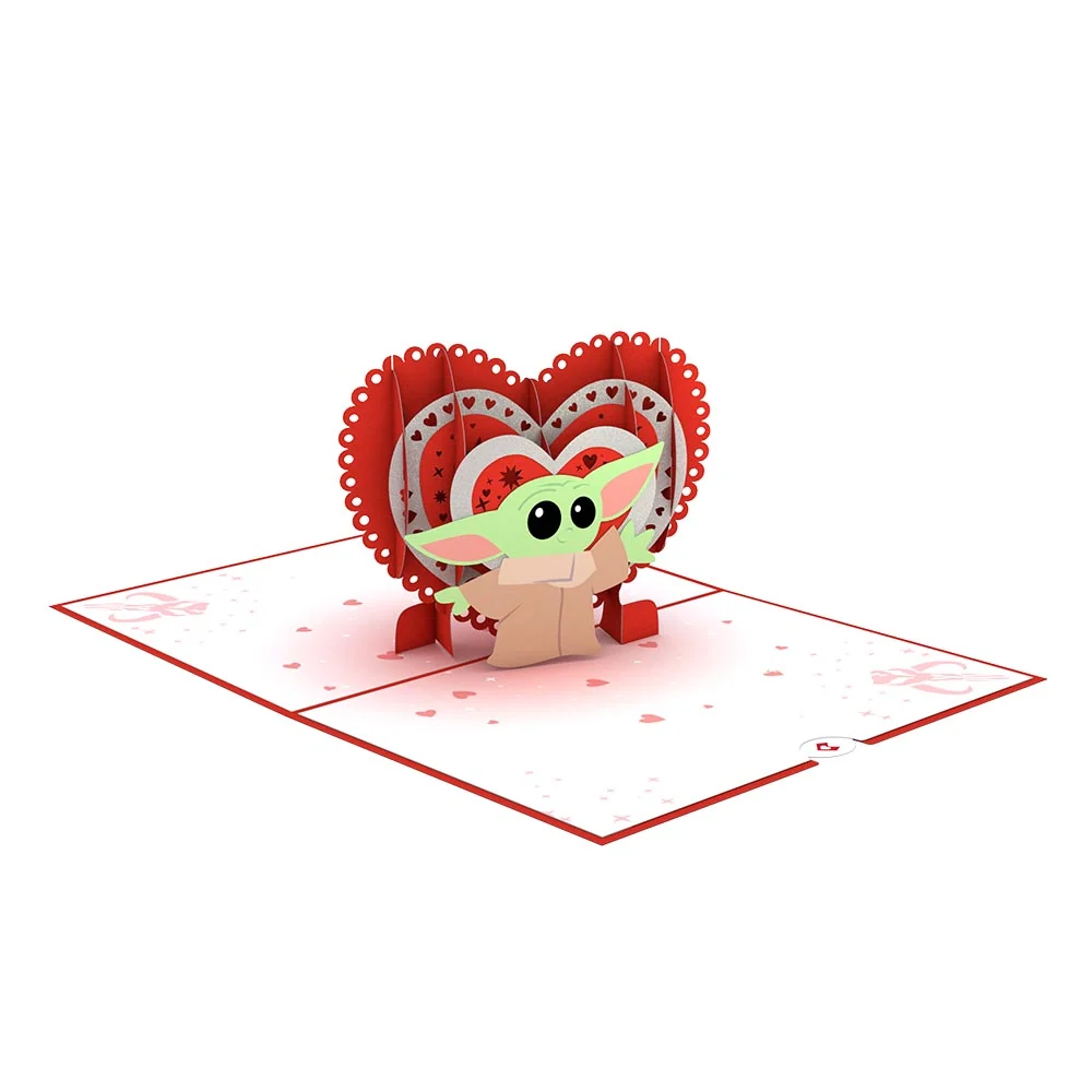 Lovepop Star Wars The Mandalorian The Child: Valentine's Way Pop-Up Card - Image 3
