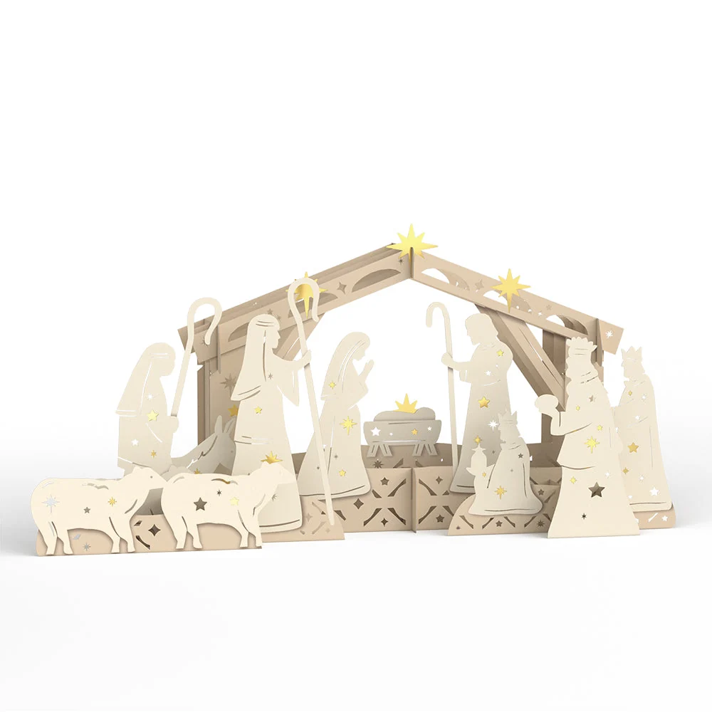 Lovepop Elegant Nativity Decor Giant Pop-Up Gift - Image 2