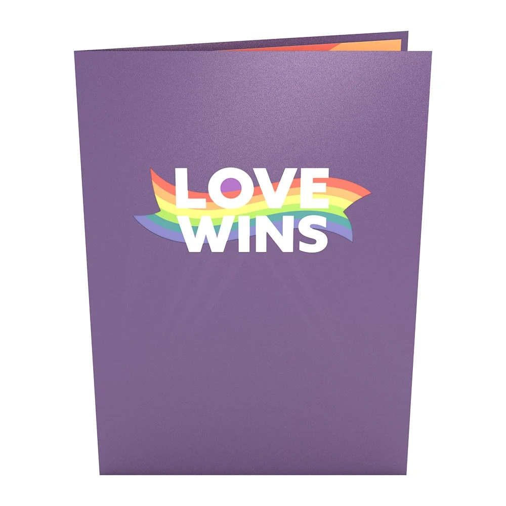 Lovepop Love Wins Pop-Up Card - Image 4