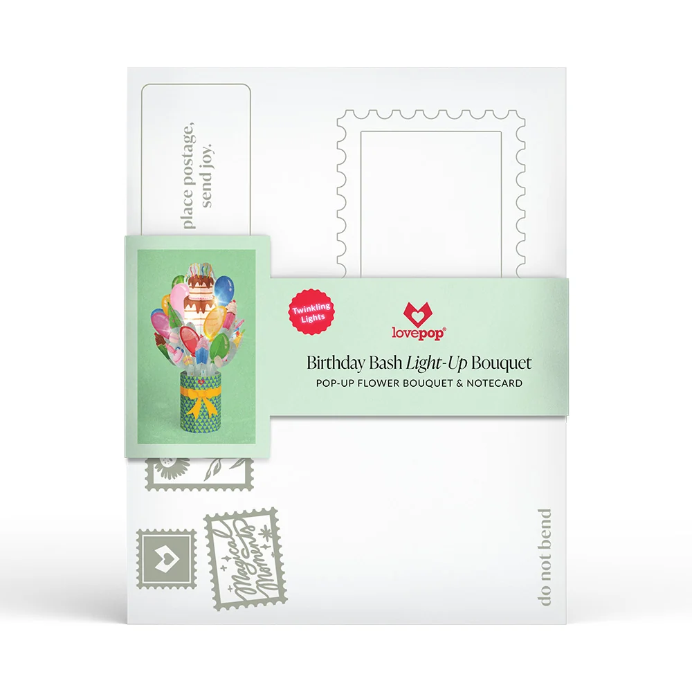 Lovepop Birthday Bash Light-Up Bouquet Vase - Image 7