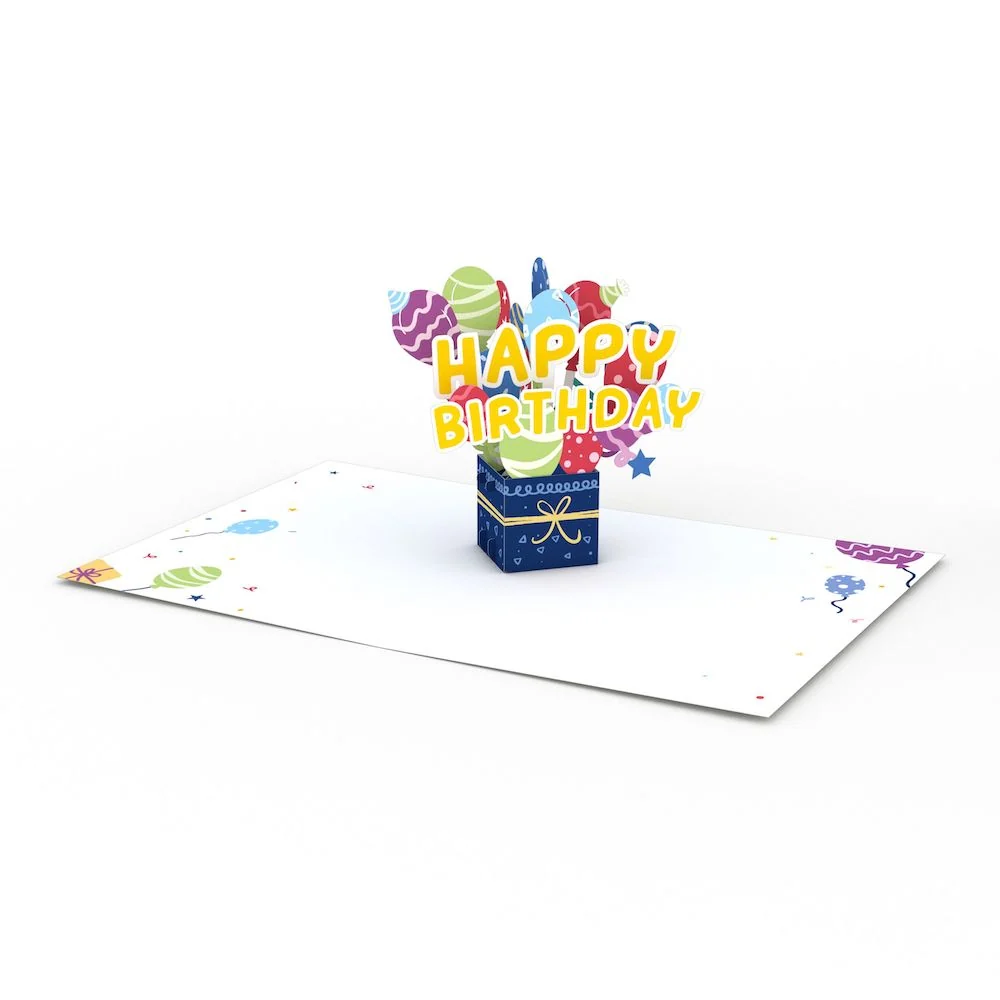 Lovepop Happy Birthday Balloon Box: Paperpop Card - Image 3