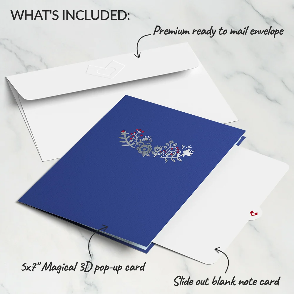 Lovepop Whimsical Winter Foxes Pop-Up Card - Image 5
