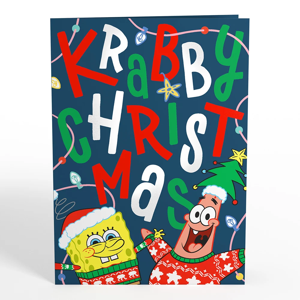 Lovepop SpongeBob SquarePants Krabby Christmas Pop-Up Card - Image 4