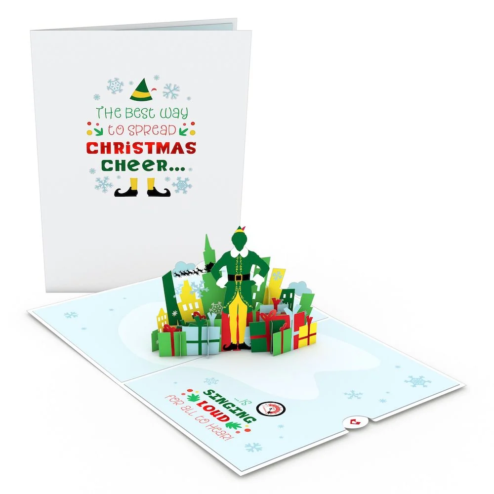 Lovepop Elf Christmas Cheer Pop-Up Card