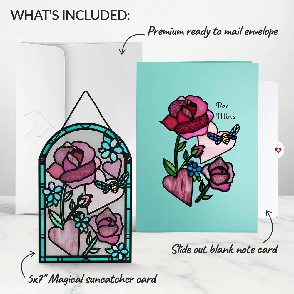 Lovepop Bee Mine Suncatcher Card - Image 6