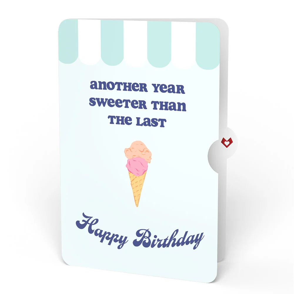 Lovepop Sweet Day Ice Cream Birthday Pop-Up Card and Sentiment Set - Image 4