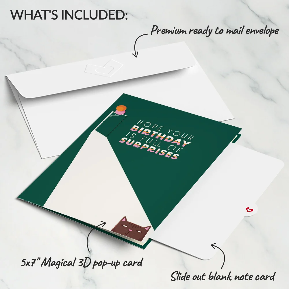 Lovepop Party Cats Birthday Pop-Up Card - Image 5
