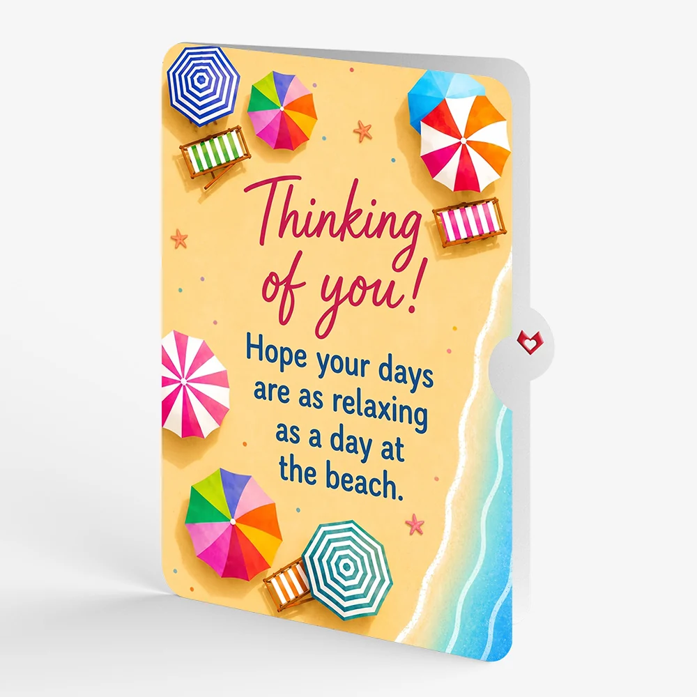 Lovepop Perfect Beach Day Thinking of You Pop-Up Card and Sentiment Set Chair - Image 4