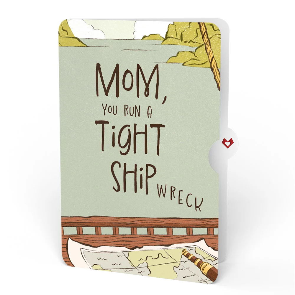 Lovepop Pirate Ship Pop-Up Card and Sentiment Set for Mom Cream - Image 4