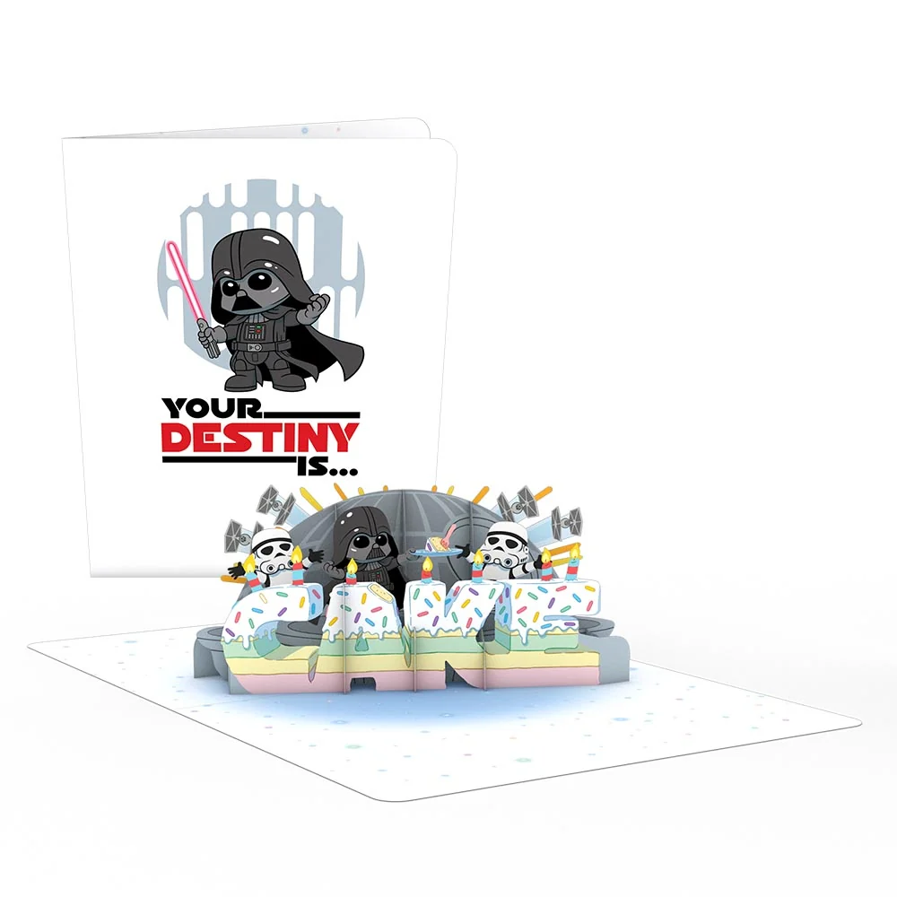 Lovepop Playpop Card: Star Wars Darth Vader Birthday Destiny Candle