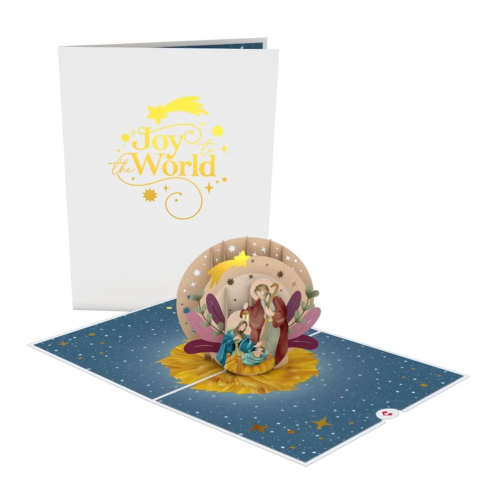 Lovepop Painted Celestial Nativity Pop-Up Card