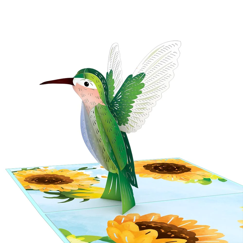 Lovepop Mother's Day Sunflower Hummingbird Pop-Up Card - Image 2