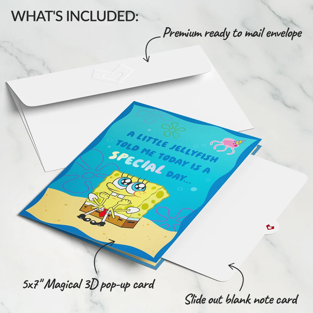 Lovepop SpongeBob SquarePants Happy Birthday Pop-Up Card - Image 5